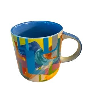 Anthropologie Lotti Art Monogram Letter L Coffee Tea Mug Cup New With Tags